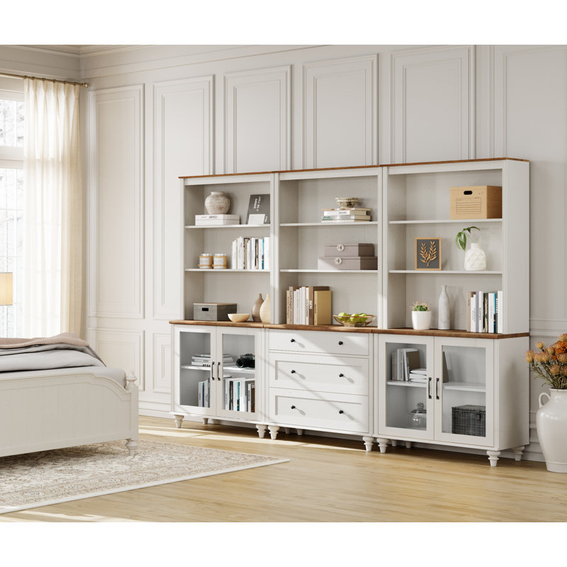 White and glass bookcase hotsell